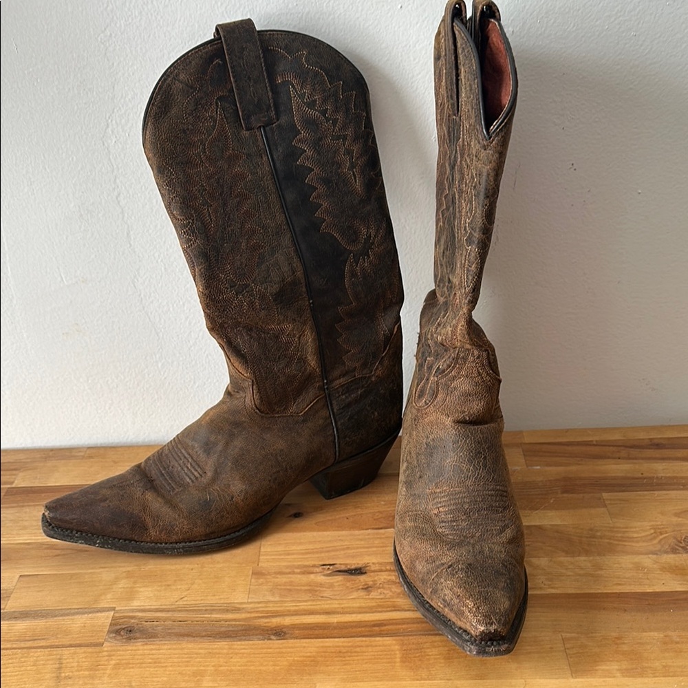 Vintage Western Leather Boots